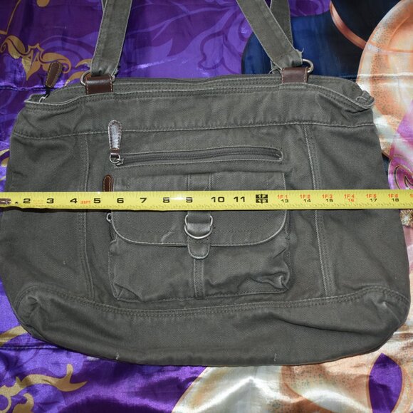 Vintage Army Military Camping Bug Out Cargo Bag Messenger Bag hobo Cross Body - Picture 11 of 15